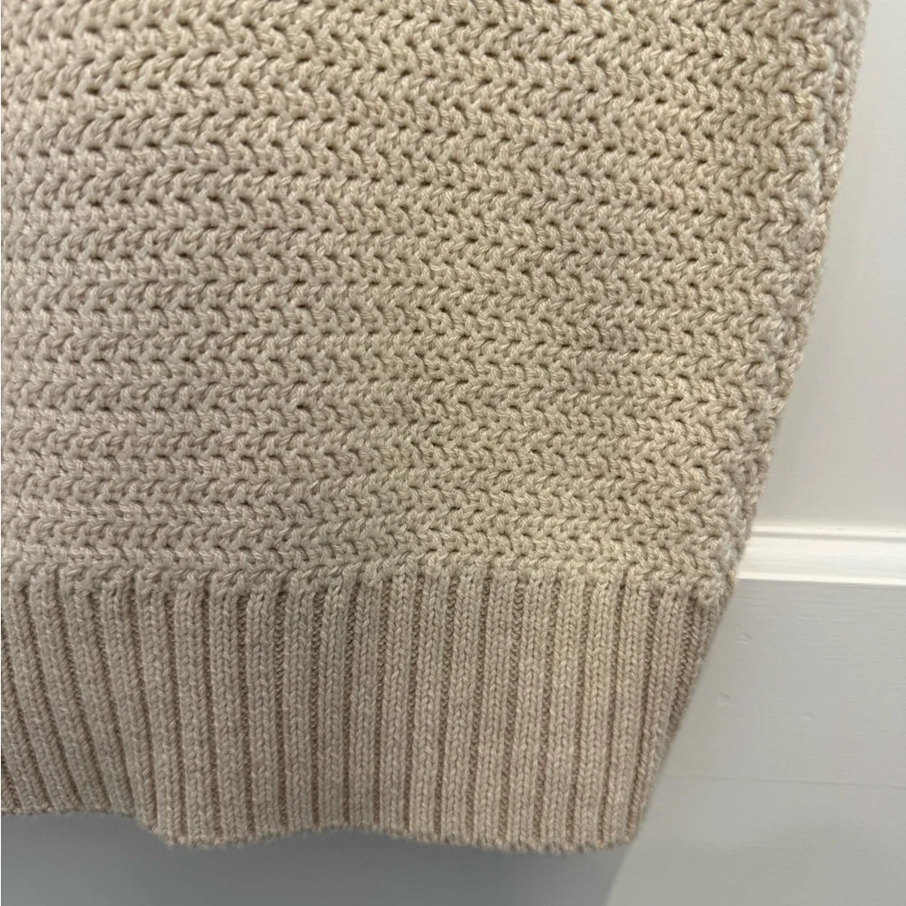 Marine Layer Robin Sweater Vest in Seashell, size Small - Picture 8 of 8